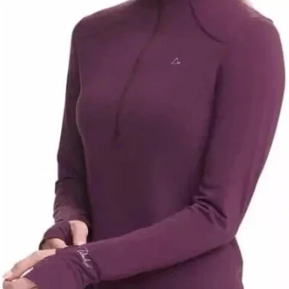 Paradox Deep Purple Merino Blend Long Sleeve Top - Picture 2 of 5